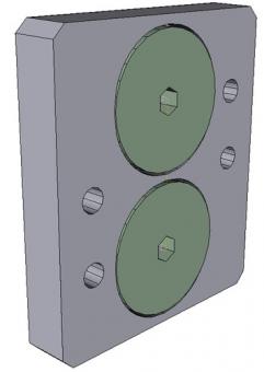 Anschlussplatte NAMUR für Baureihe PA11/21, PA30/35 und Diastar 