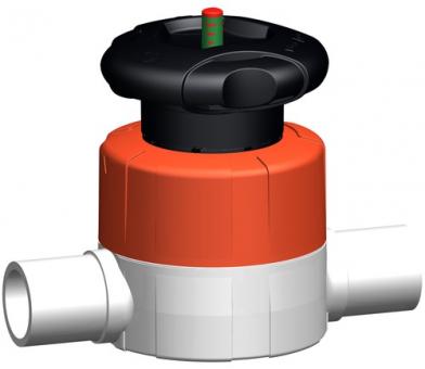 SYGEF Standard Membranventil Typ 515 Mit Stumpfschweissstutzen metrisch 