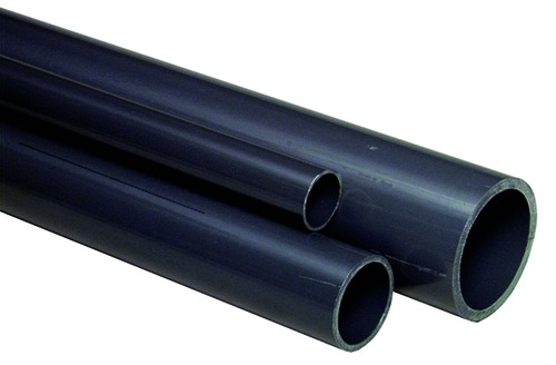 PVC-U-Rohr - Hart-PVC - Rohr-Ø außen 20 bis 110 mm - Rohr-Ø innen 17 bis  93,8 mm - PN 16 - VE 5 m - Preis per m
